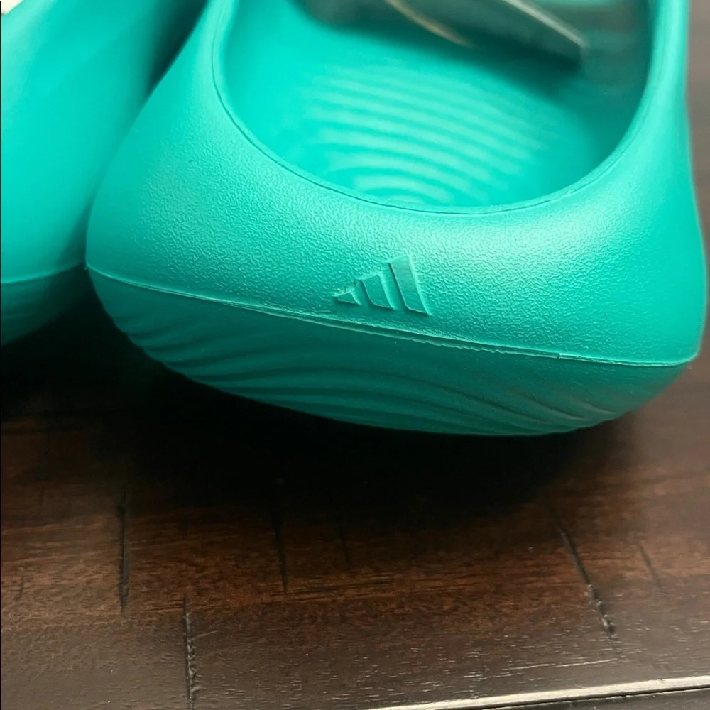 Adidas Adifom IIInfinity Slides Sandals Shoes Teal JQ2637 Mens Size 9 Women’s 10